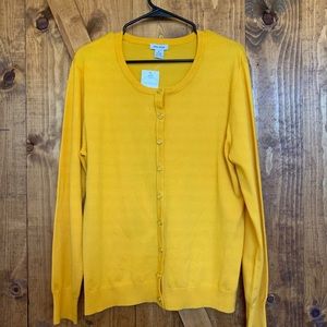 Mustard Yellow Cardigan